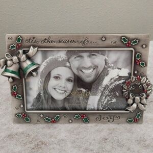 Fetco 6 x 4 Pewter Christmas Frame